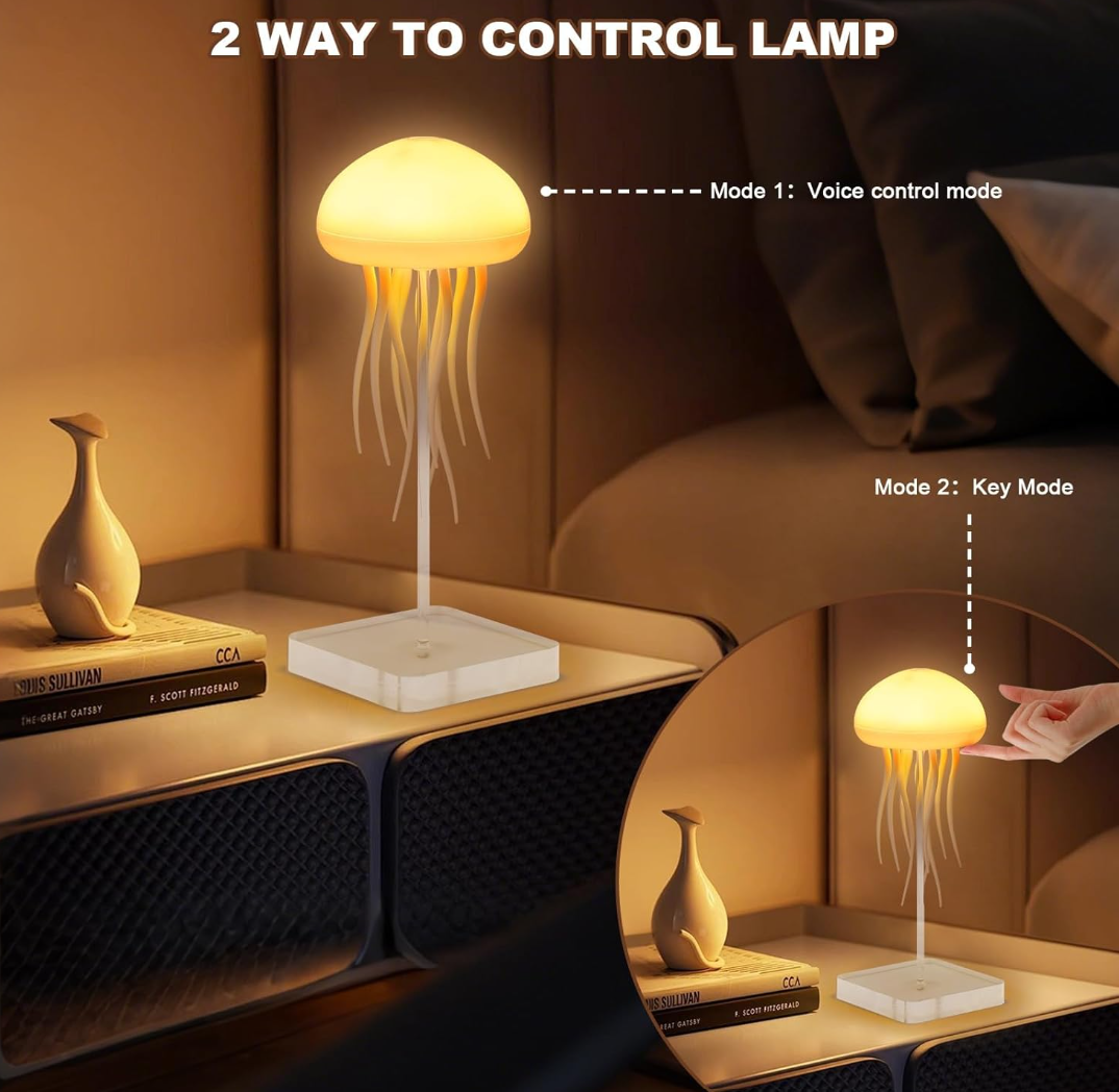 Vista 3 de Lampara de Medusa Con Base